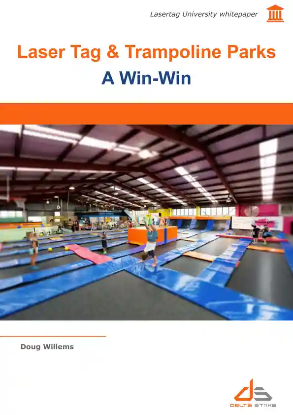 Laser Tag and Trampoline Parks white paper cover