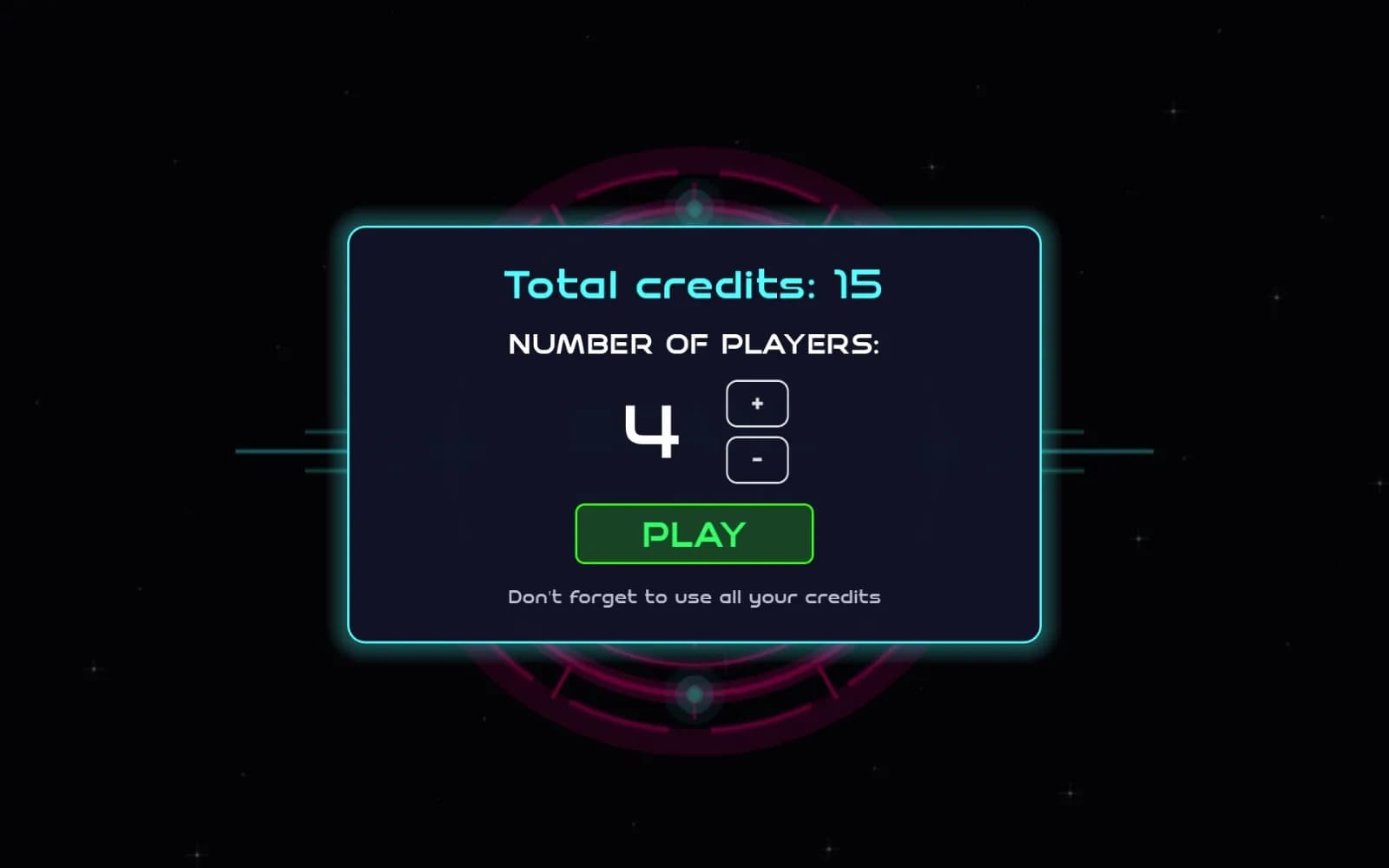 SelectPlayers.webp Spielerauswahl auf dem Delta Matrix Bildschirm