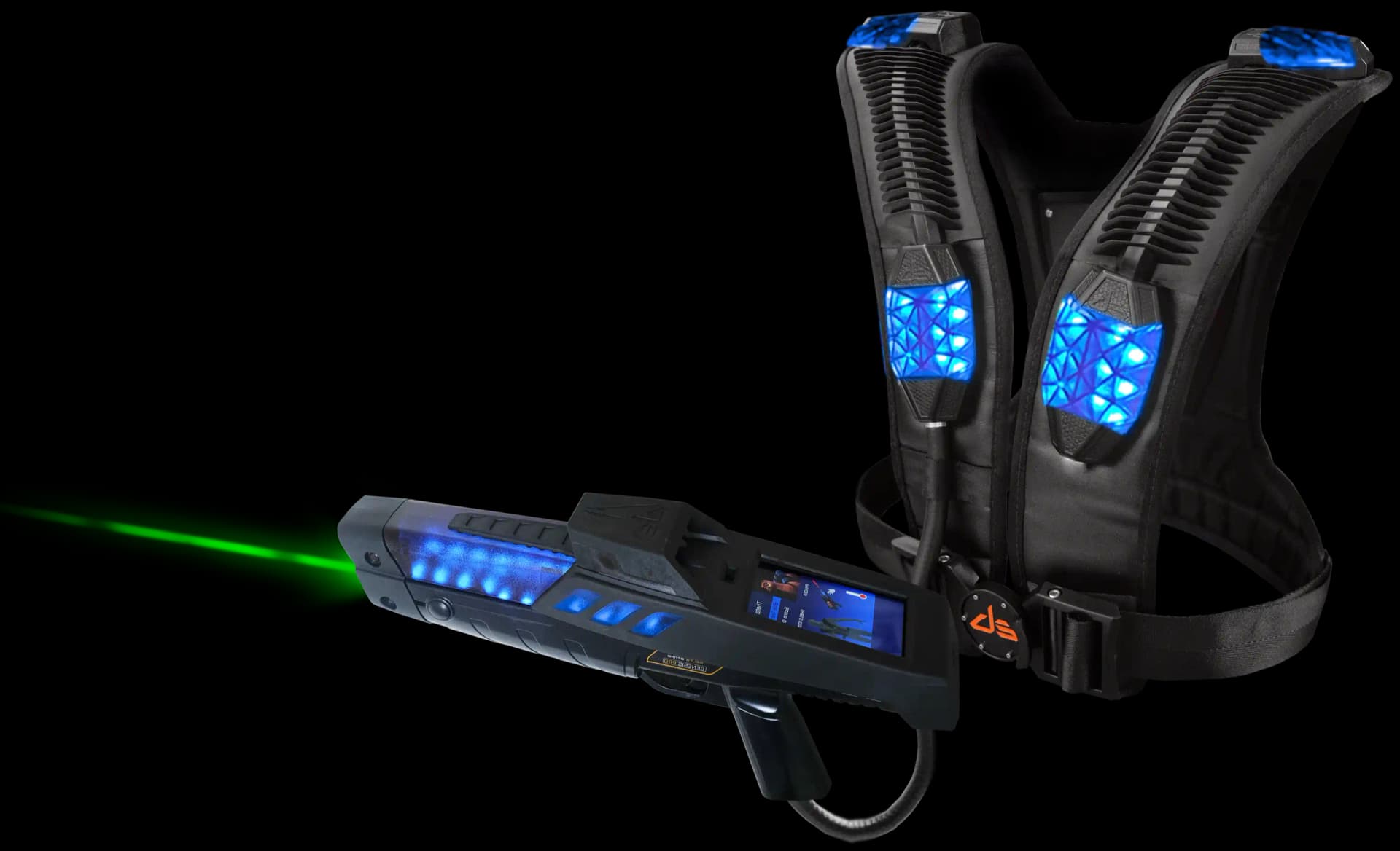 PhaserAndVest.webp Professional laser tag equipment - Genesis phaser
