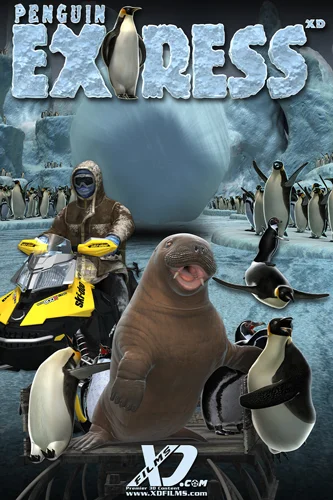 Penguin Express XD Theater Attraction 